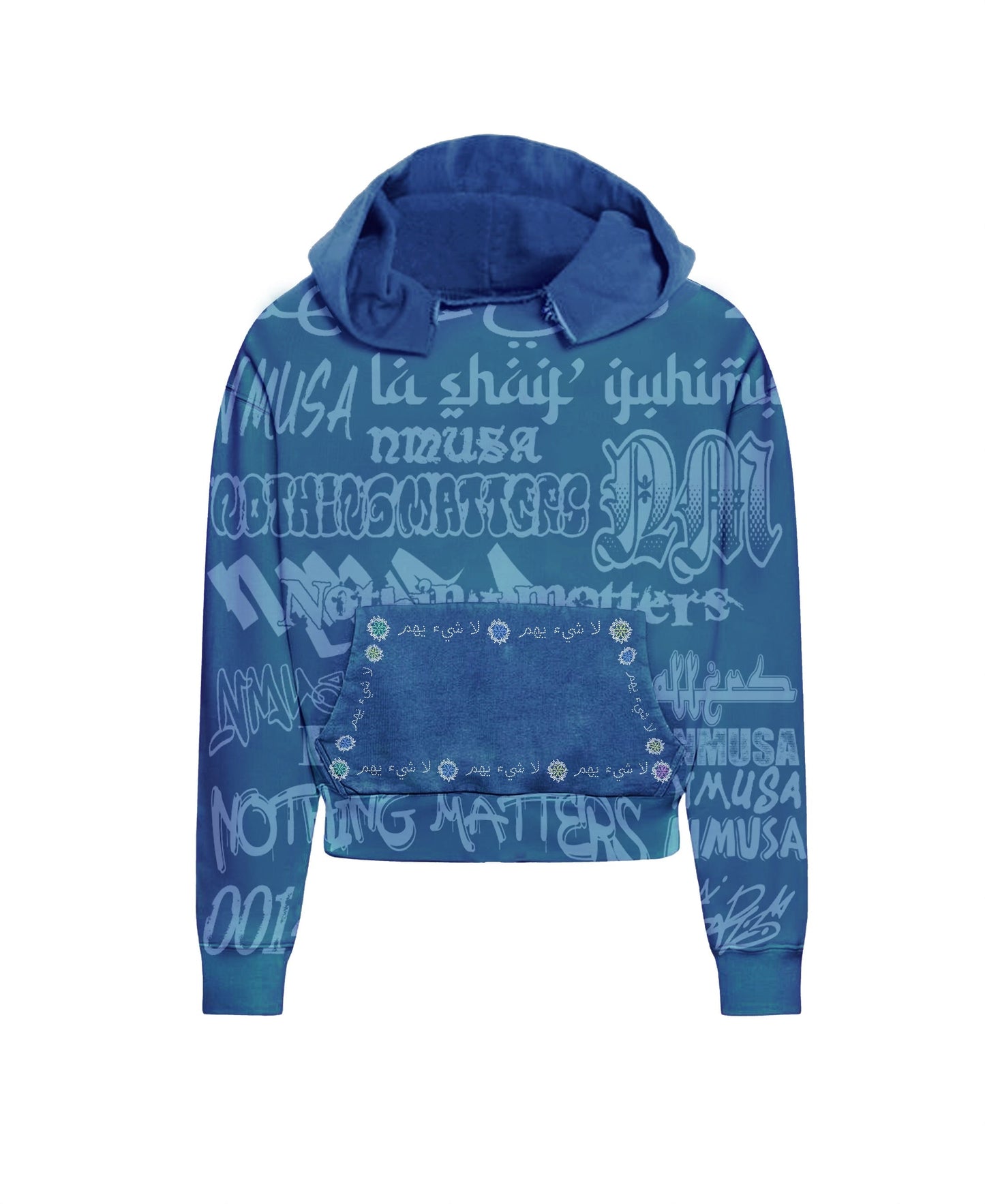 N*M “Definition” Blue Hoodie