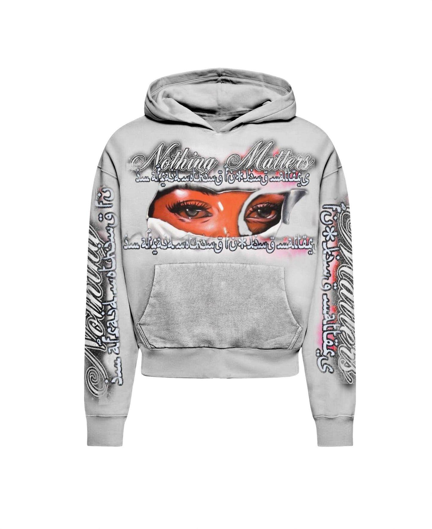 N*M “Eyes Of Destruction” White Hoodie