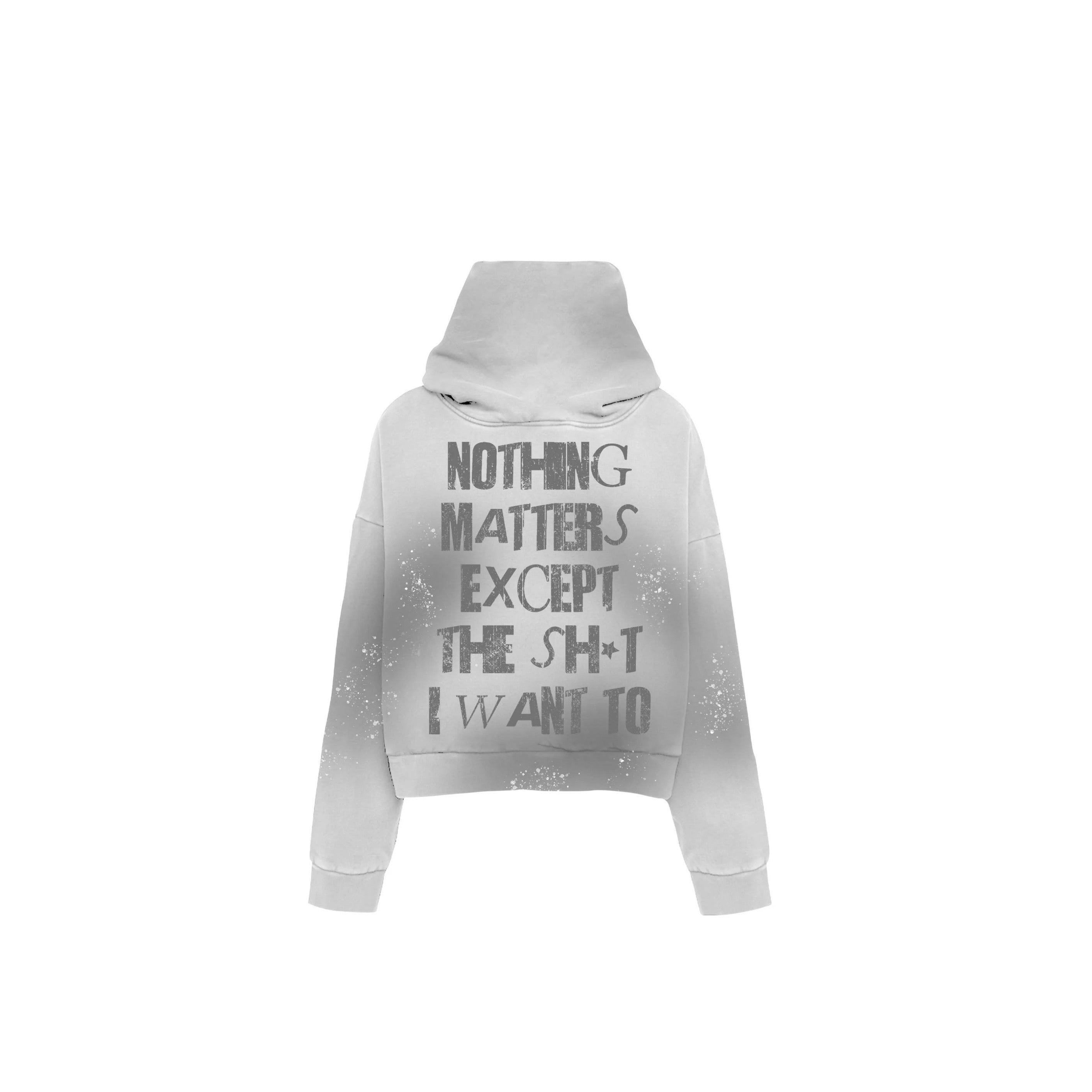 N*M Grey “MSD” Hoodie