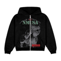 N*M “Defense Force” Black Zip Up
