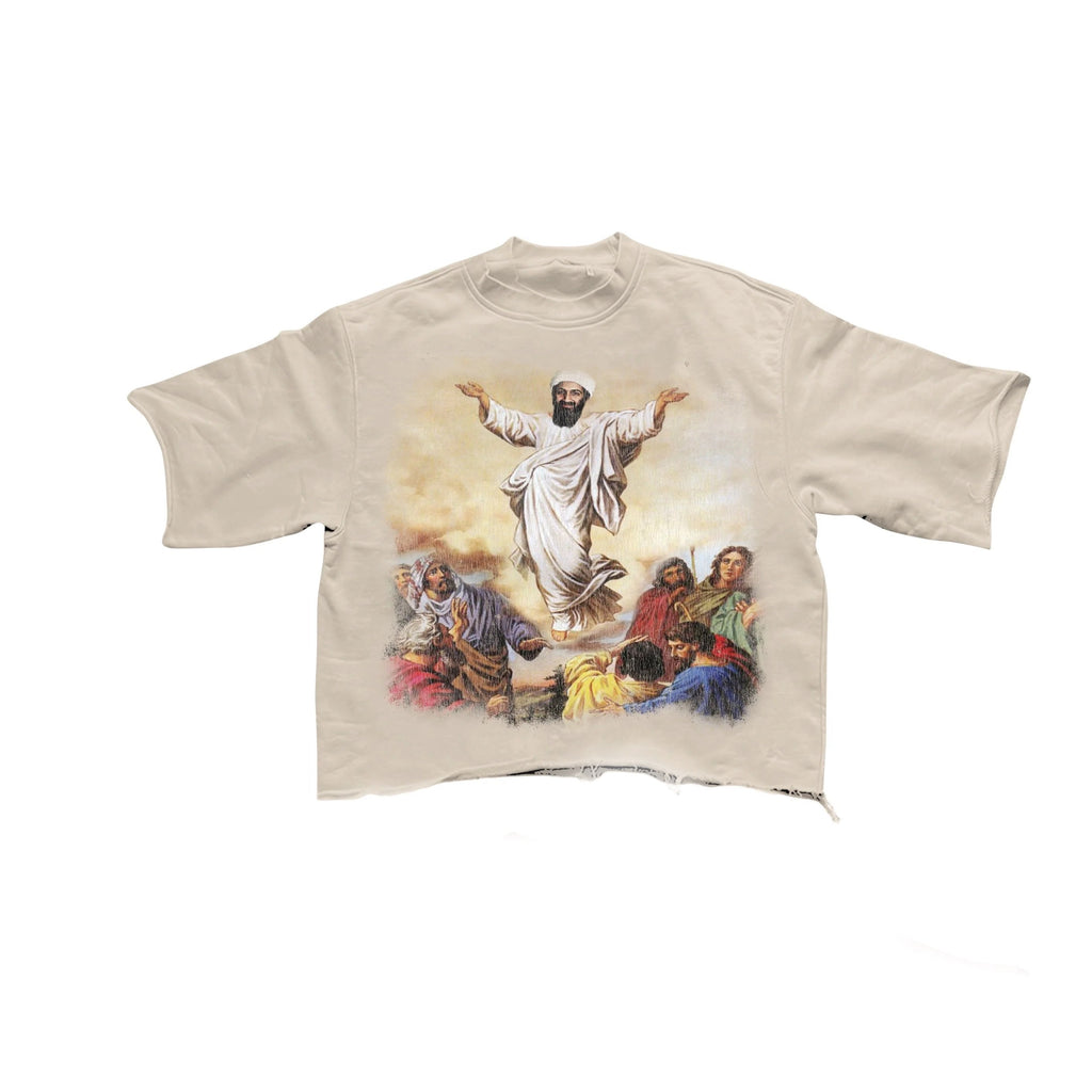 N*M Beige “Osama” Crewneck