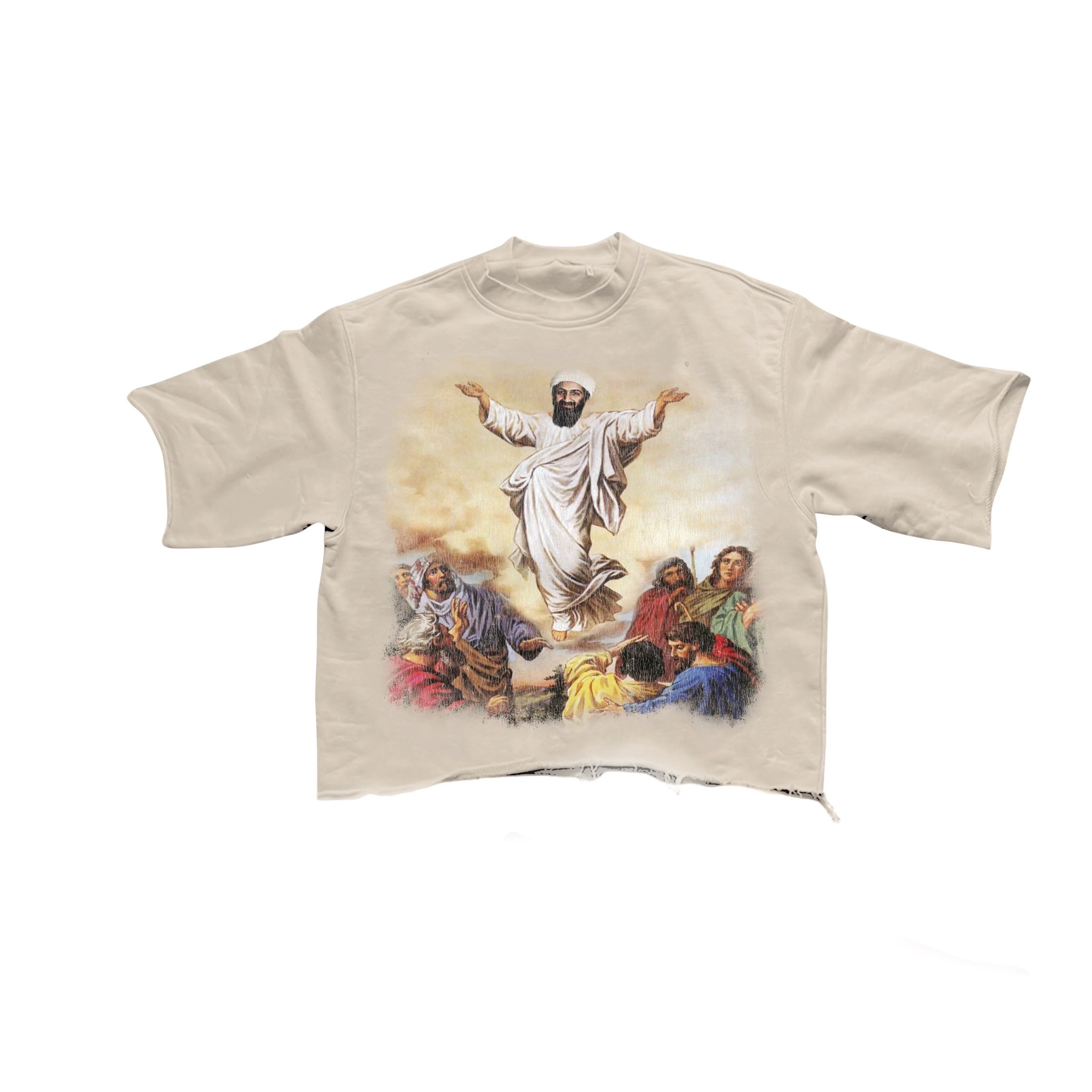 N*M Beige “Osama” Crewneck