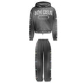 N*M V2 “Rhinestone” Grey Sweatsuit Set