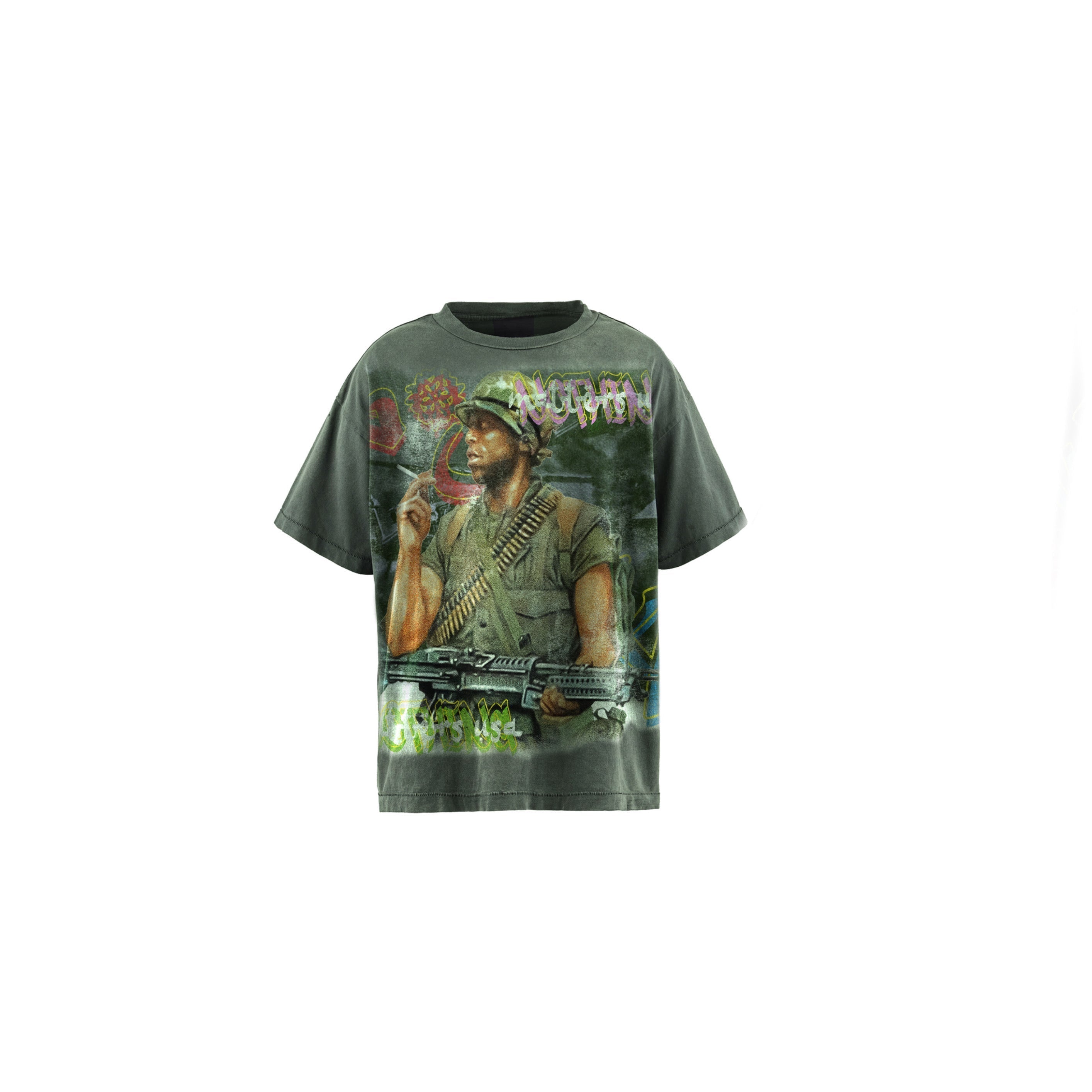 N*M Olive Green “Raider” Tee