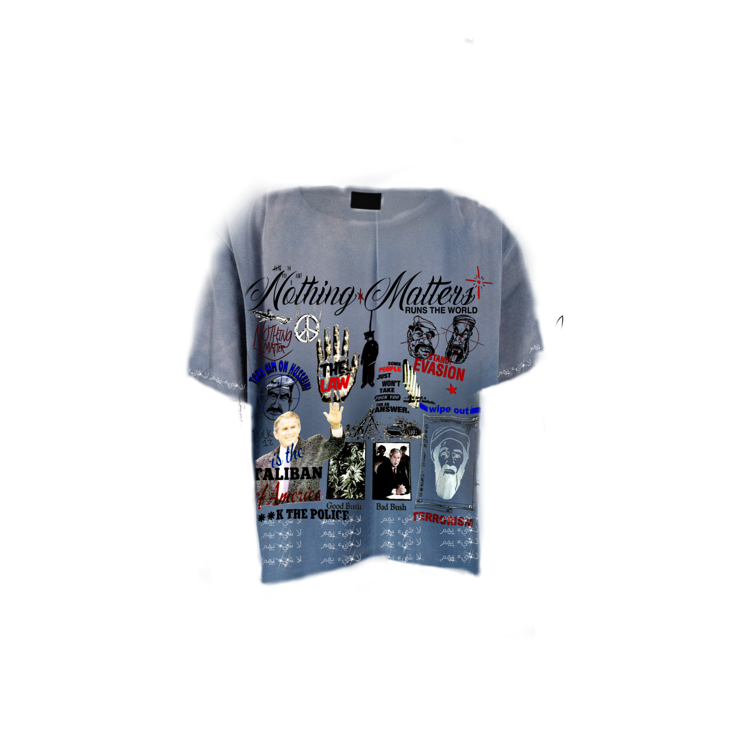 N*M Blue Sun Fade “Corruption” Tee