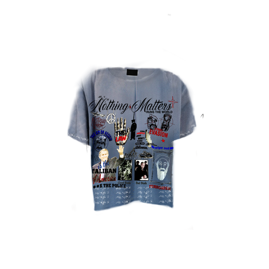 N*M Blue Sun Fade “Corruption” Tee