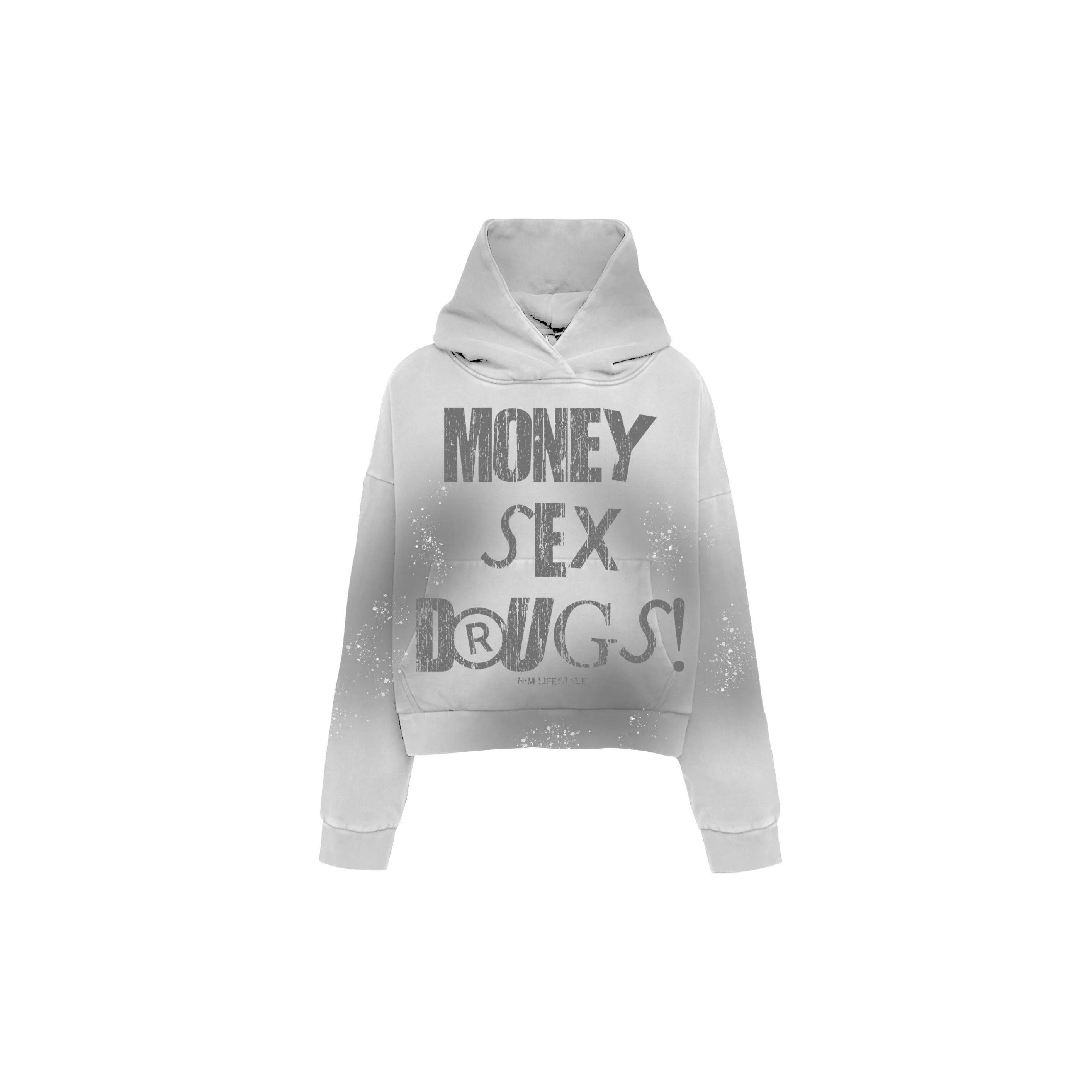 N*M Grey “MSD” Hoodie