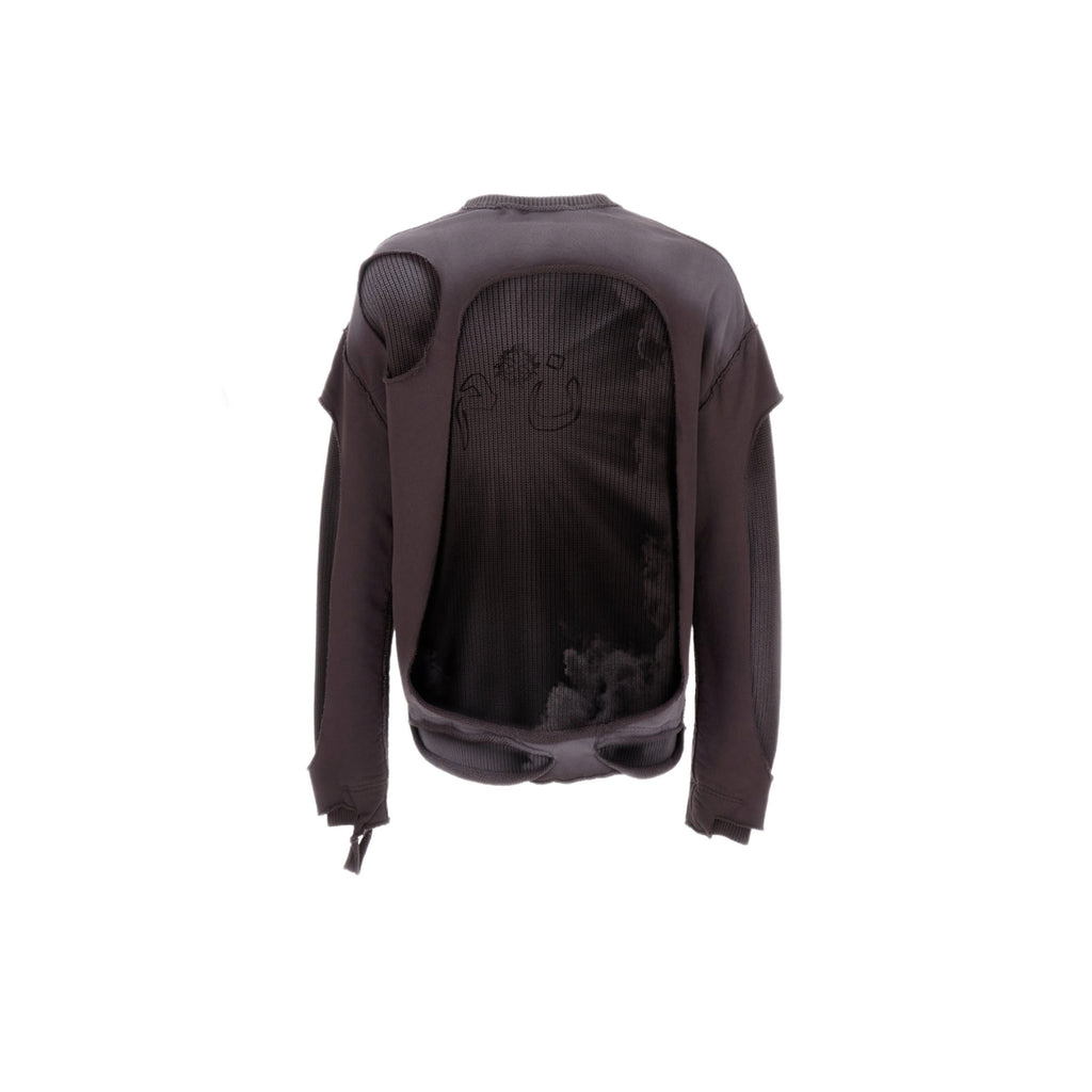 N*M Burgundy Double Layered Balaclava Tee
