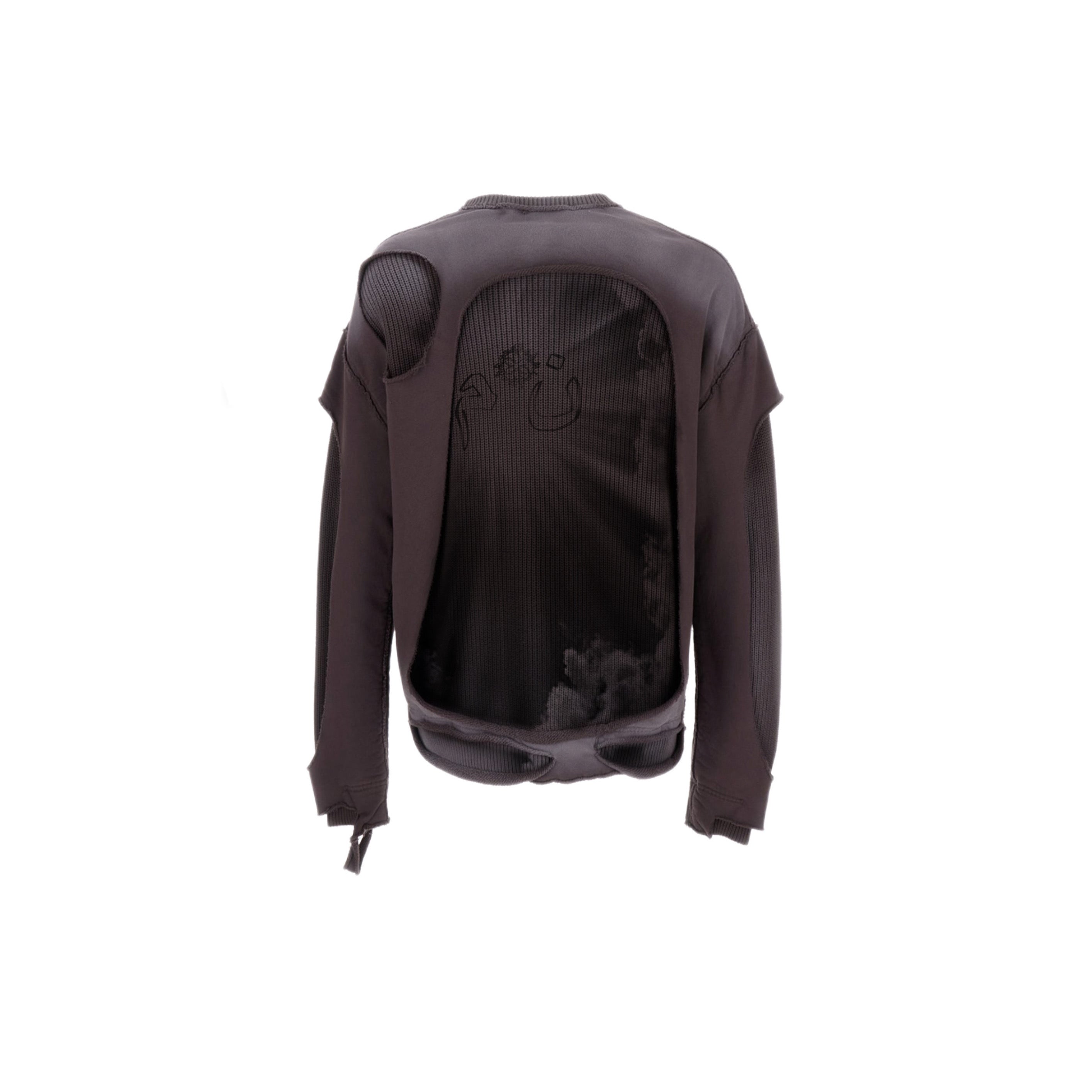 N*M Burgundy Double Layered Balaclava Tee