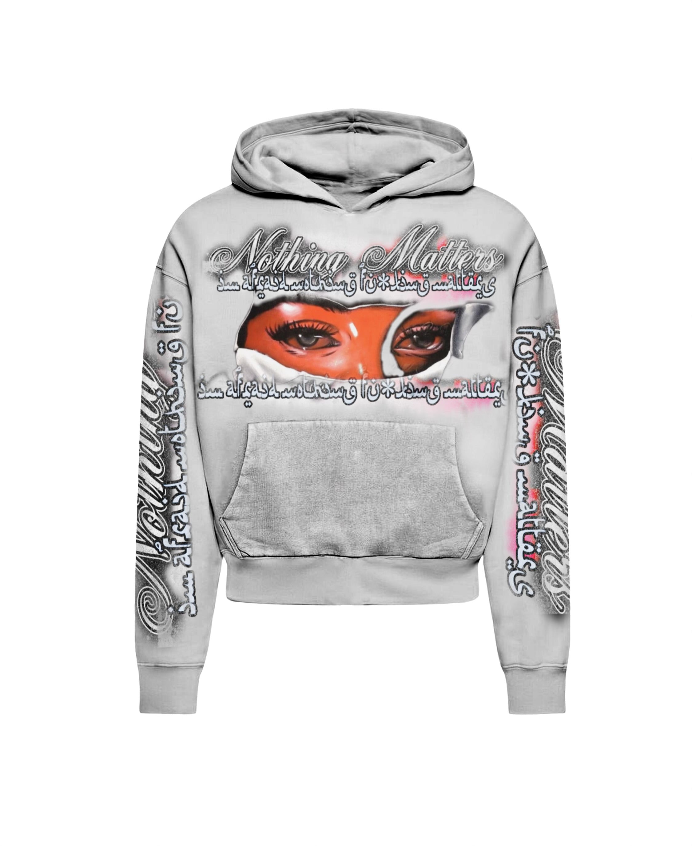 N*M “Eyes Of Destruction” White Hoodie