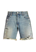 N*M Rhinestone Denim Blue Shorts