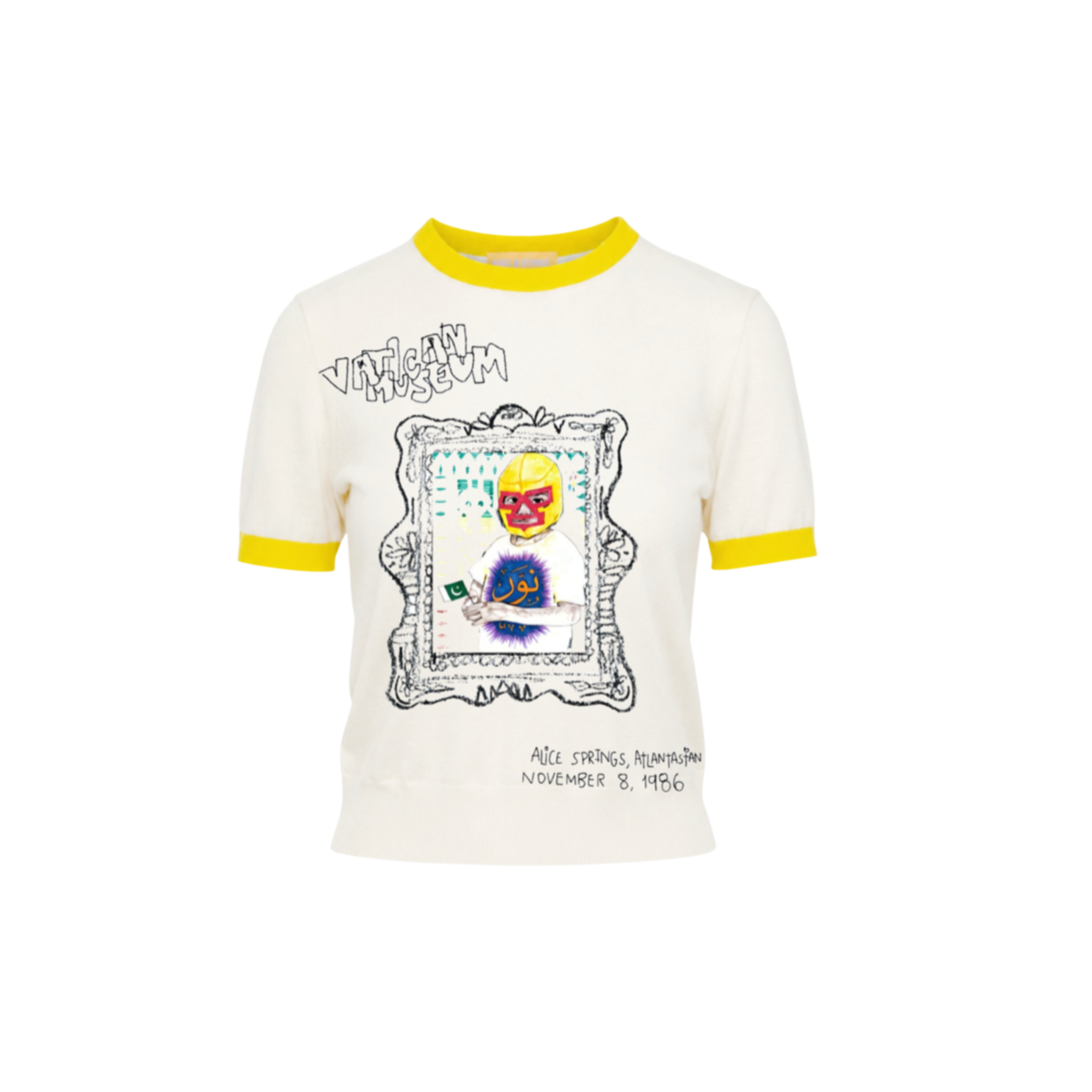 N*M “Museum” Ringer Tee