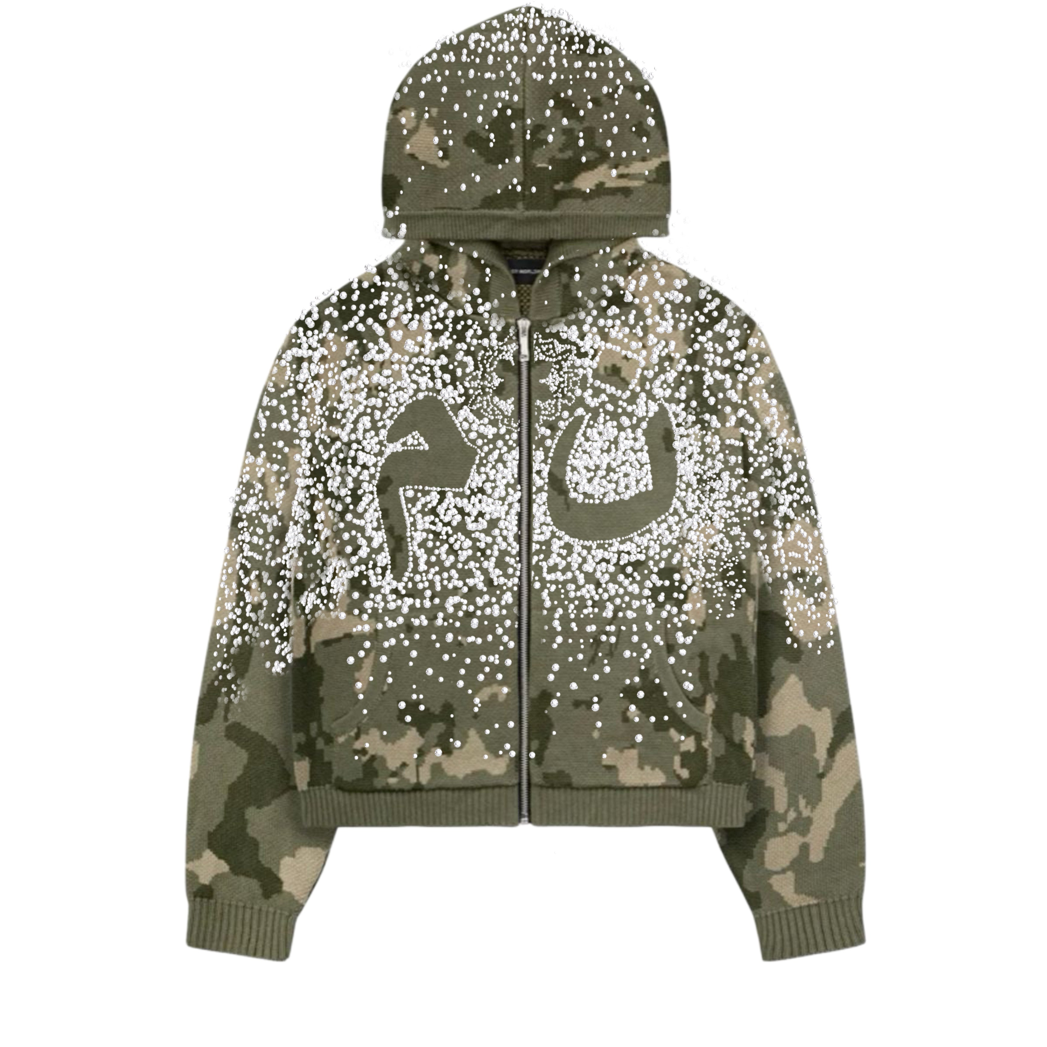 N*M Camo “Diamonds & Pearls” Wool Jacket
