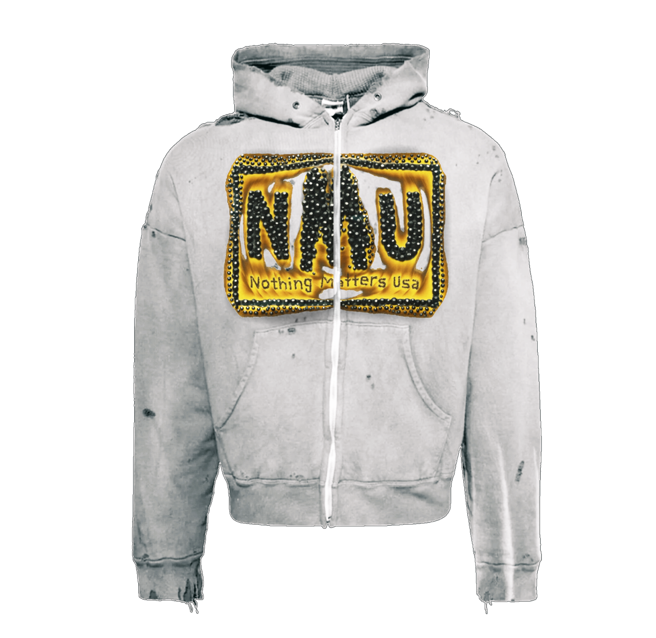 N*M “New World Order” Zip Up