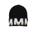 N*M Mohair Black Wool Beanie