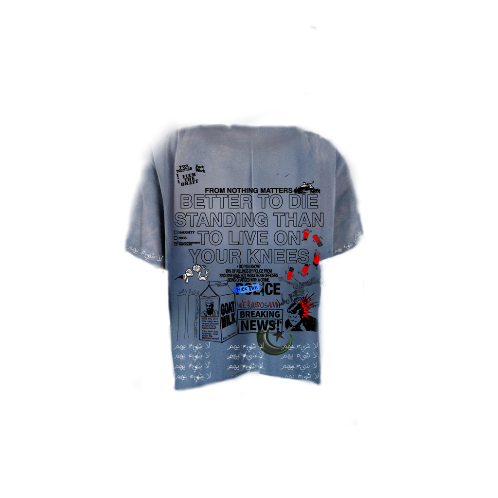 N*M Blue Sun Fade “Corruption” Tee