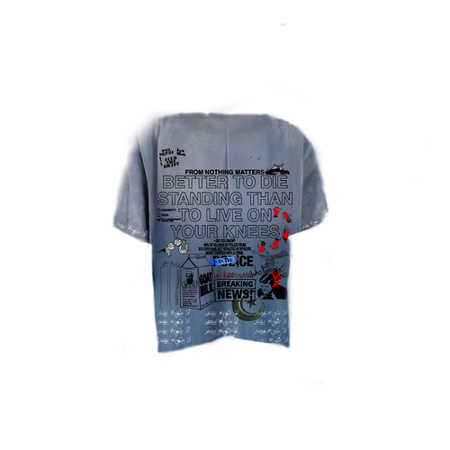 N*M Blue Sun Fade “Corruption” Tee