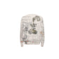 N*M All Over Beige Crewneck